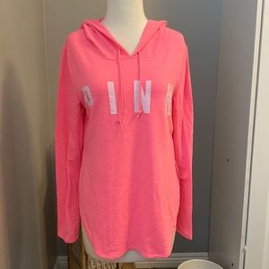 Super Cute Hot Pink “Pink” lightweight Hoody Size Small